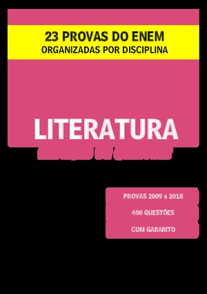 3. CADERNO DE LITERATURA