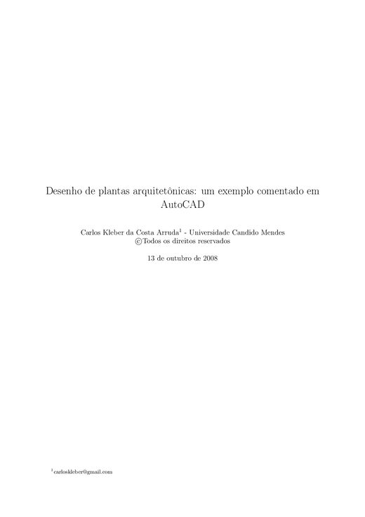 AutoCAD Arquitetura