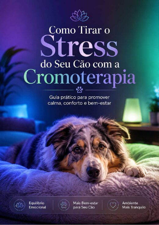 Como tira o stress de seu cão com cromoterapia?